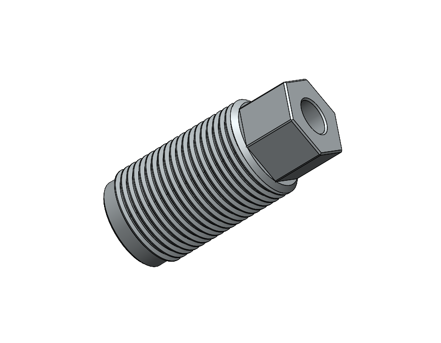 Sub cal LR Module Fixed Breech Plug / .035 Bushing