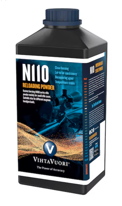 Vihtavuori N110 Smokeless Powder 1 Pound | Woodman Arms Inc.